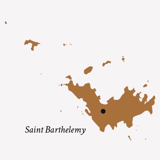 map saint barth